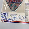 Jerry Rice San Francisco 49ers Super Bowl Champs Team Signed Patch JSA COA