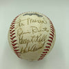 1977 Hall Of Fame Induction Signed Baseball Hank Aaron Ernie Banks Musial JSA