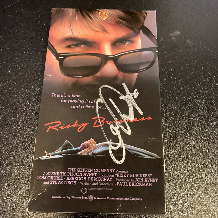 Joe Pantoliano Signed Risky Business VHS Movie With JSA COA
