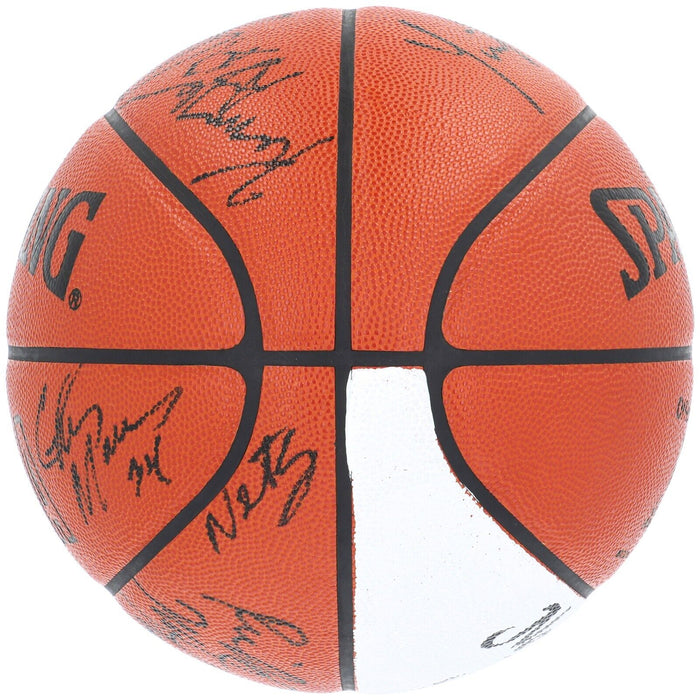 1994-95 New Jersey Nets Team Signed Spalding NBA Game Basketball JSA COA