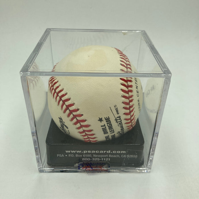 Carl Hubbell Signed National League Baseball PSA DNA Graded 8.5