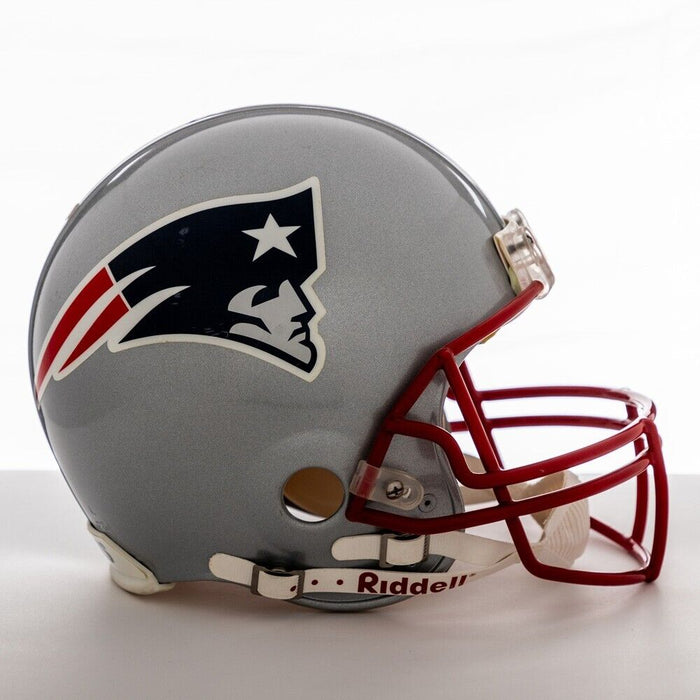 Randy Moss Signed New England Patriots Full-Size Riddell Authentic Helmet JSA