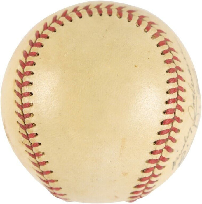 Mickey Cochrane & Bill Dickey Legendary Catchers Signed AL Baseball PSA DNA COA