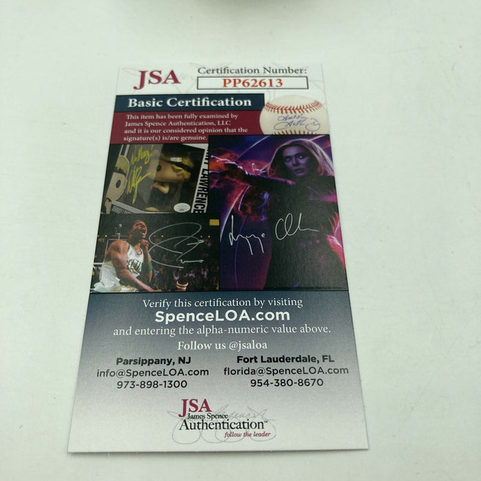 John Astin The Addams Family Signed Major League Baseball Movie Star JSA COA