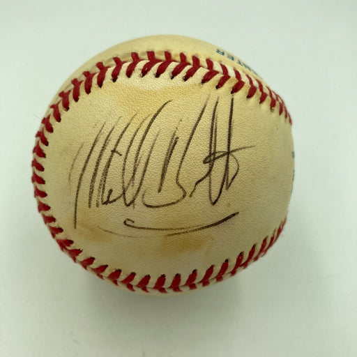 Nicollette Sheridan & Michael Bolton Signed Autographed Baseball With JSA COA