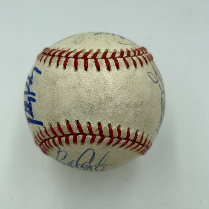 1990 Philadelphia Phillies Team Signed National League Baseball With JSA COA