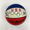 1992 Dream Team Olympics Team USA Signed Basketball Michael Jordan 12 Sigs JSA