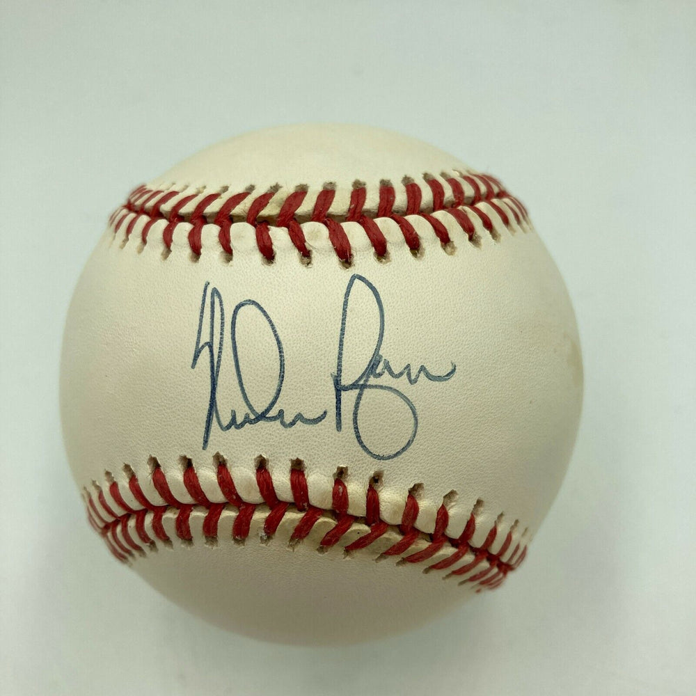 Nolan Ryan Signed Official 1980's American League Baseball JSA COA