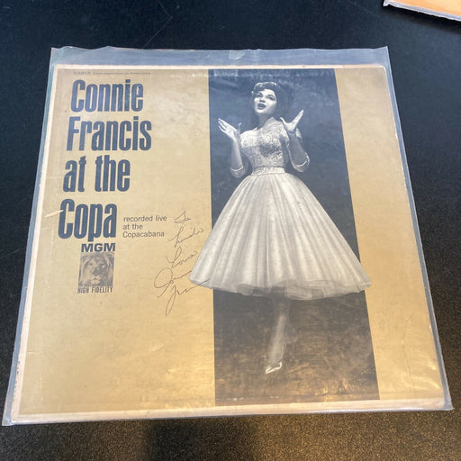 Connie Francis Signed Autographed Vintage LP Record