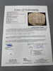 Jim Brown  Rookie 1957 Cleveland Browns Eastern Champs Team Signed Football JSA