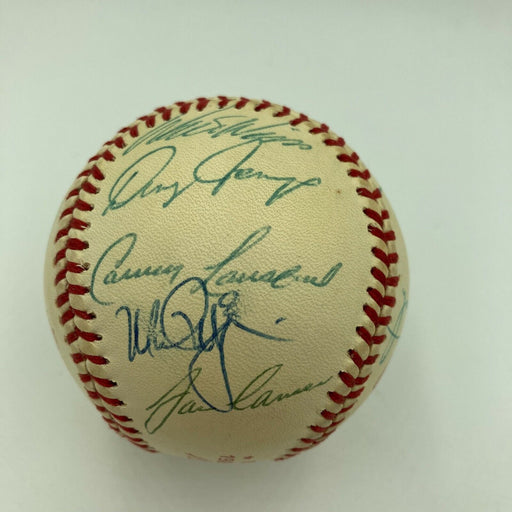 1988 Oakland Athletics A's AL Champs Team Signed World Series Baseball JSA COA