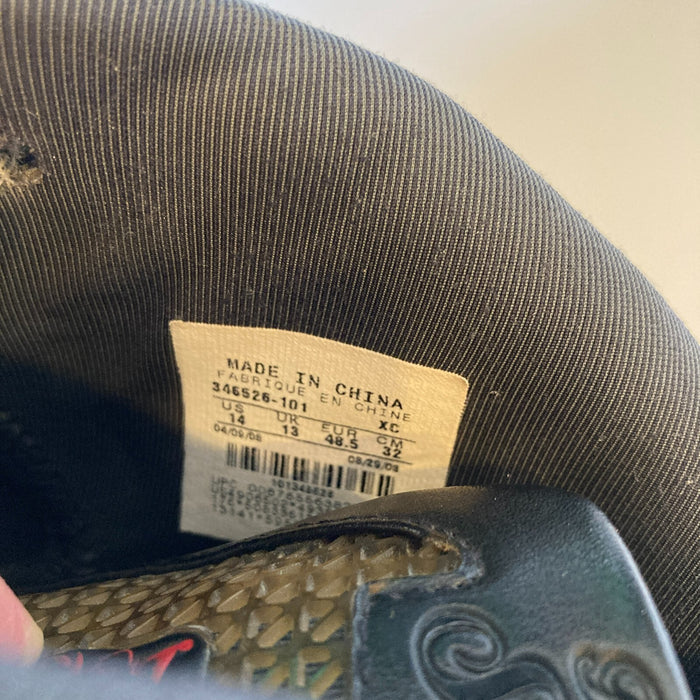 Lebron James Signed Nike Game Model Sneakers UDA Upper Deck COA