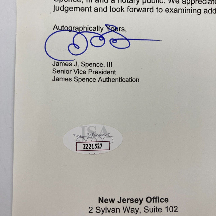 Jackie Robinson Single Signed Baseball Glove The Only One Known JSA COA