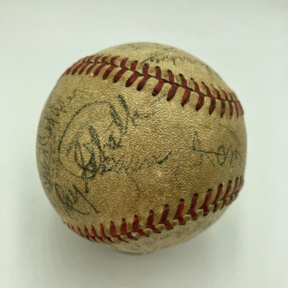 Rogers Hornsby Red Faber Ray Schalk 1930's Cubs & White Sox Signed Baseball JSA