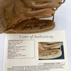 Sandy Koufax Signed 1950's Game Model Baseball Glove JSA COA