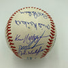 Beautiful No Hitter Pitchers Multi Signed Baseball 18 Sigs With Sandy Koufax JSA