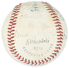 George Sisler Goose Goslin Heinie Zimmerman Zack Wheat Signed Baseball Beckett