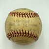 Honus Wagner Sweet Spot 1947 Pittsburgh Pirates Team Signed Baseball JSA COA
