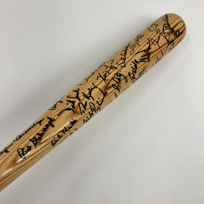 1991 Minnesota Twins World Series Champs Team Signed W.S. Game Issued Bat JSA