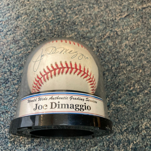 Beautiful Joe Dimaggio Signed American League Baseball JSA COA