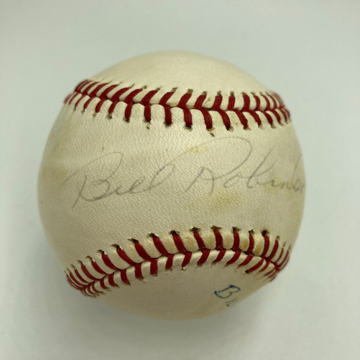 Bill Robinson Signed Baseball New York Yankees JSA COA