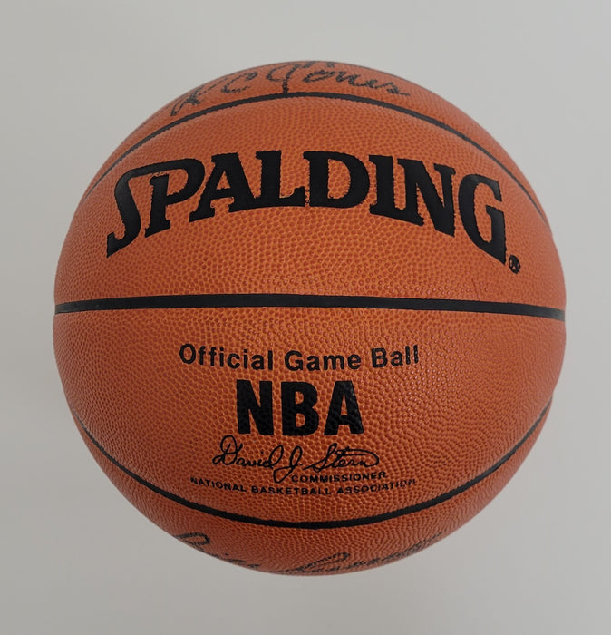 Bill Russell Larry Bird Boston Celtics Legends Signed Game Basketball Beckett