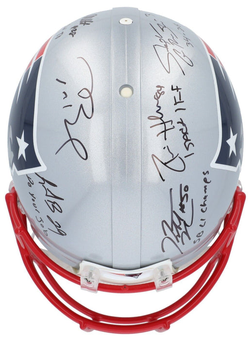 Tom Brady 2016 New England Patriots Super Bowl Champ Team Signed Helmet Fanatics