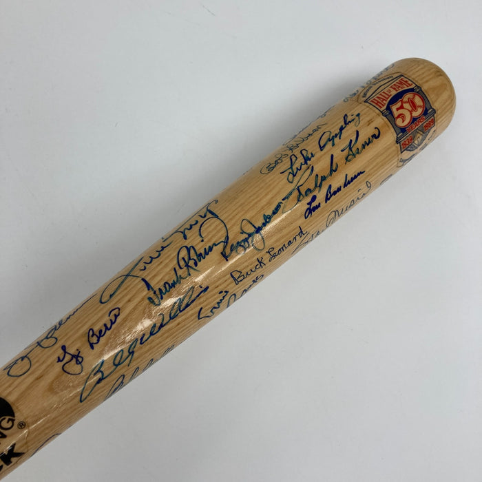 Ted Williams Willie Mays Hall Of Fame Multi Signed Baseball Bat 42 Sigs Beckett