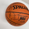 1997-98 Chicago Bulls NBA Champs Team Signed Game Basketball The Last Dance JSA