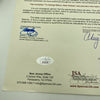 Ron Santo Playing Days Signed 1960's National League Giles Baseball JSA COA