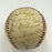 Nice 1943 Cleveland Indians Team Signed Autographed Baseball JSA COA