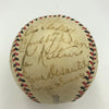 Nice 1943 Cleveland Indians Team Signed Autographed Baseball JSA COA