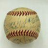 Cy Young Jimmie Foxx Tris Speaker Hall Of Fame Multi Signed Baseball Beckett COA