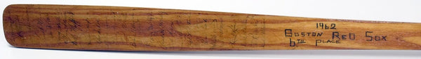 1962 Boston Red Sox Team Signed Bat Carl Yastrzemski Rookie Era With JSA COA