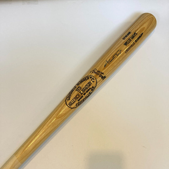 Willie Mays Signed Louisville Slugger Game Model Baseball Bat With JSA COA