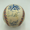 1995 All Star Game Team Signed Baseball Cal Ripken Jr & Kirby Puckett