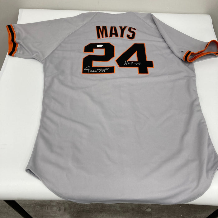Willie Mays "Hall Of Fame 1979" Signed San Francisco Giants Russell Jersey JSA