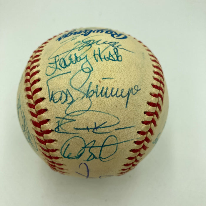 1993 Toronto Blue Jays World Series Champs Team Signed Baseball JSA COA