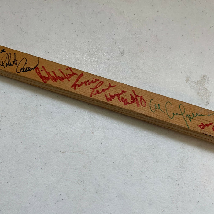 1980 NHL All Star Game Signed Stick Wayne Gretzky & Gordie Howe 26 Sigs JSA COA