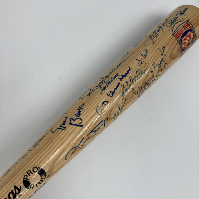 Beautiful Hall Of Fame Multi Signed Baseball Bat 41 Sigs Ted Williams Mays JSA