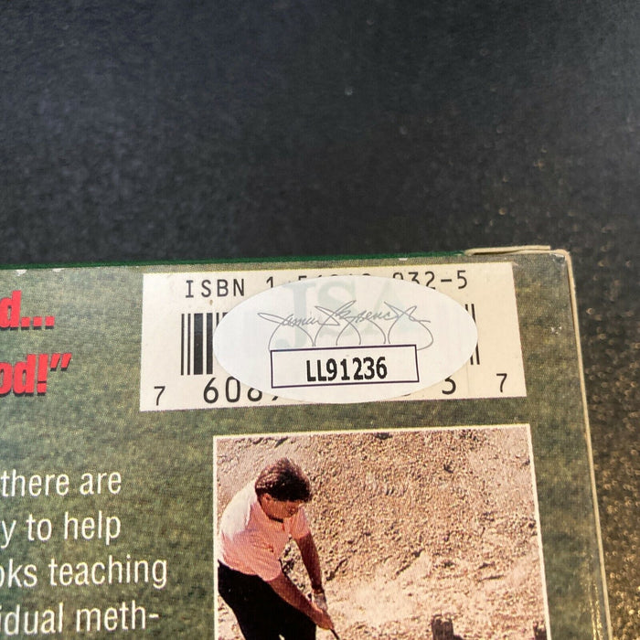 Leslie Nielsen Signed Autographed Bad Golf Made Easier VHS Movie With JSA COA