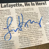 Lot Of 2 Larry King Signed Autographed News Photos