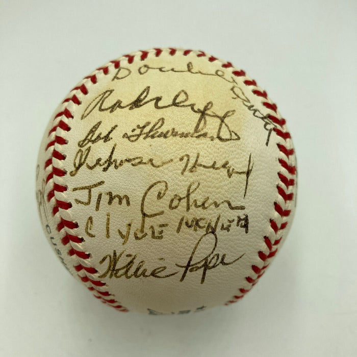 Negro League Legends Multi Signed National League Baseball 21 Sigs JSA COA