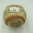 Joe Dimaggio Willie Mays 1970's Hall Of Fame Induction Multi Signed Baseball JSA
