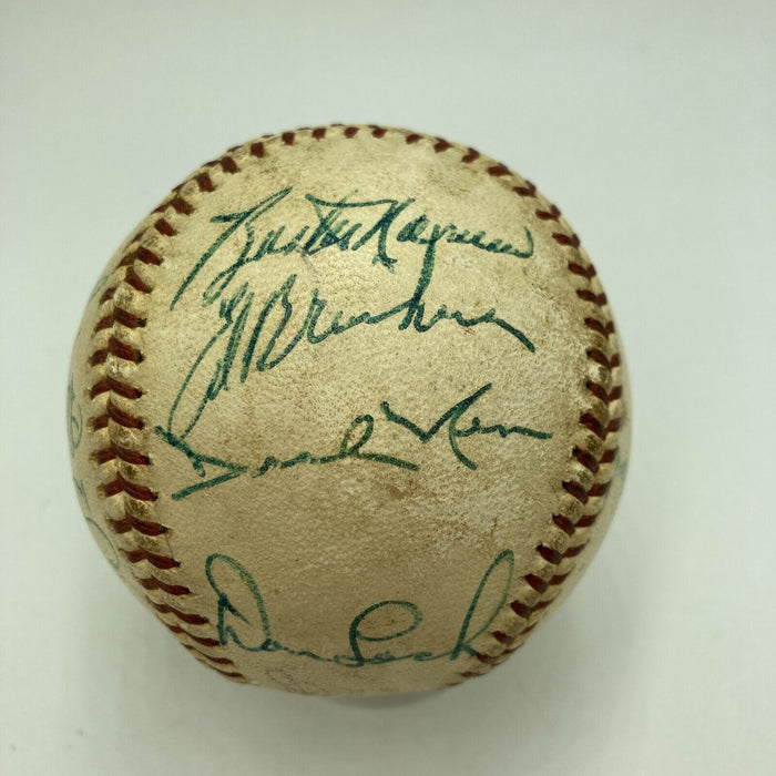 Gil Hodges 1965 Washington Senators Team Signed American League Baseball BAS COA