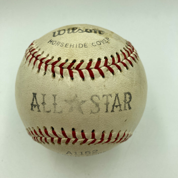 Beautiful 1950's Willie Mays Playing Days Signed Autographed Baseball JSA COA