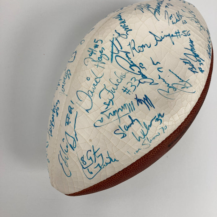 1986 Cincinnati Bengals Team Signed Wilson NFL Football