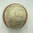 1955 Brooklyn Dodgers W.S. Champs Team Signed Baseball Jackie Robinson JSA COA