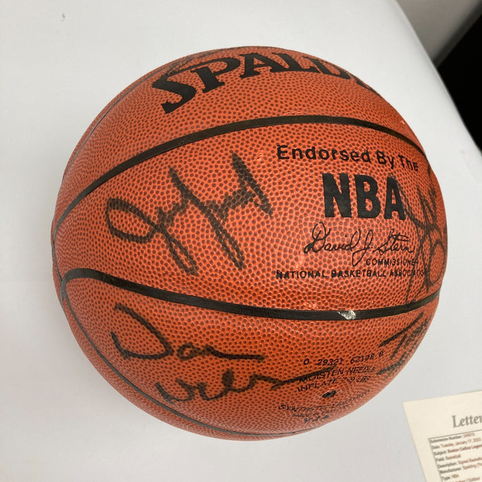 Bill Russell Larry Bird Boston Celtics HOF Legends Signed Basketball 14 Sigs JSA