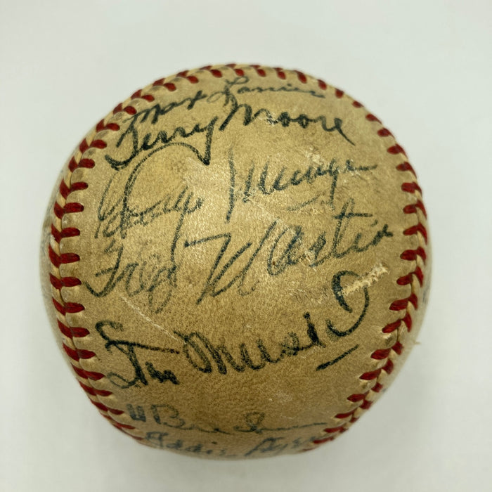 1949 St. Louis Cardinals Team Signed National League Baseball Stan Musial JSA